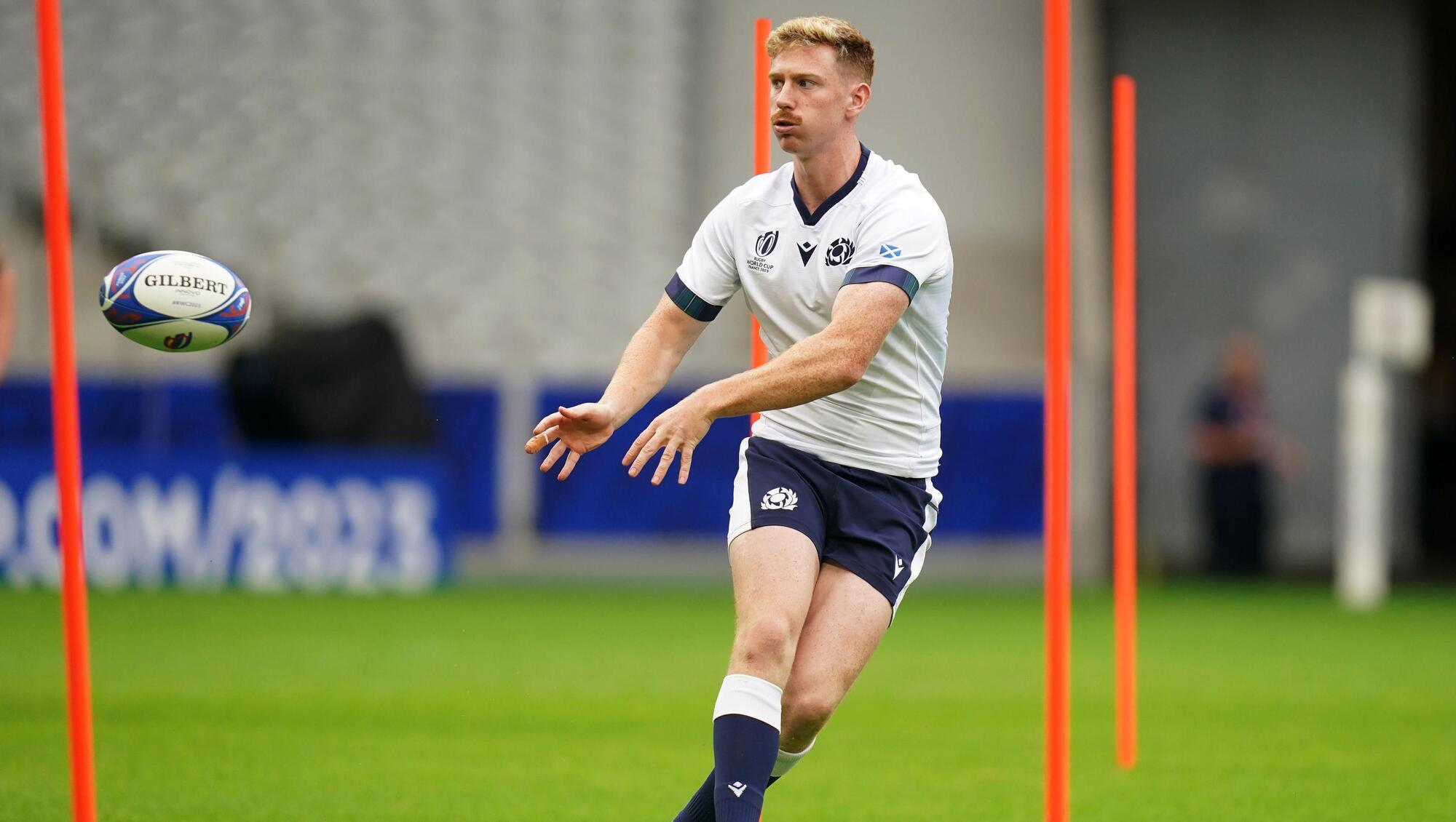 FITTING IN: Scotland's Ben Healy during a training session at the Stade Pierre Mauroy. Pic: Adam Davy/PA Wire
