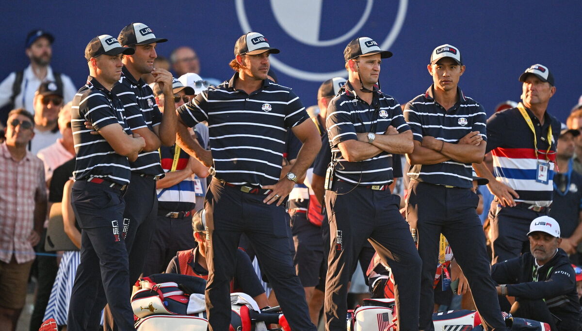 WORK TO DO: Zach Johnson and his American side have work to do to get back into the Ryder Cup. Pic: Brendan Moran/Sportsfile