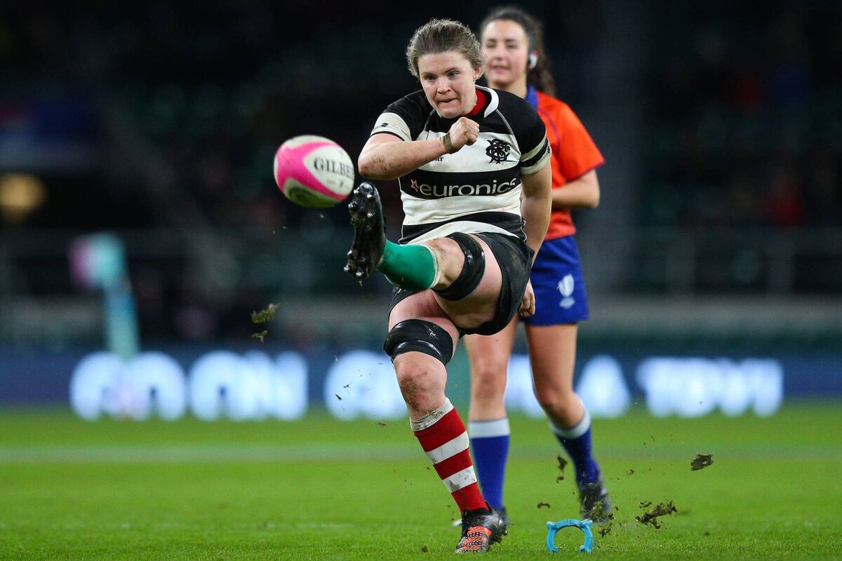 KICK and chase: Every forward's dream. 