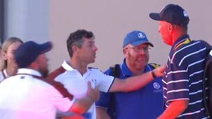 <p>HEATED EXCHANGE: Rory McIlroy was involved in an altercation in the car park.</p>