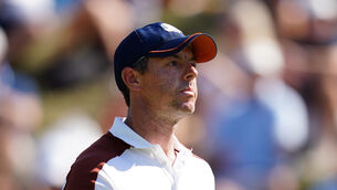 Rory McIlroy was involved in heated exchanges after his Saturday defeat at the Ryder Cup (Zac Goodwin/PA)