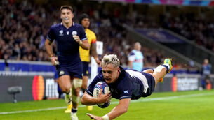 Darcy Graham scored four tries against Romania (Adam Davy/PA)
