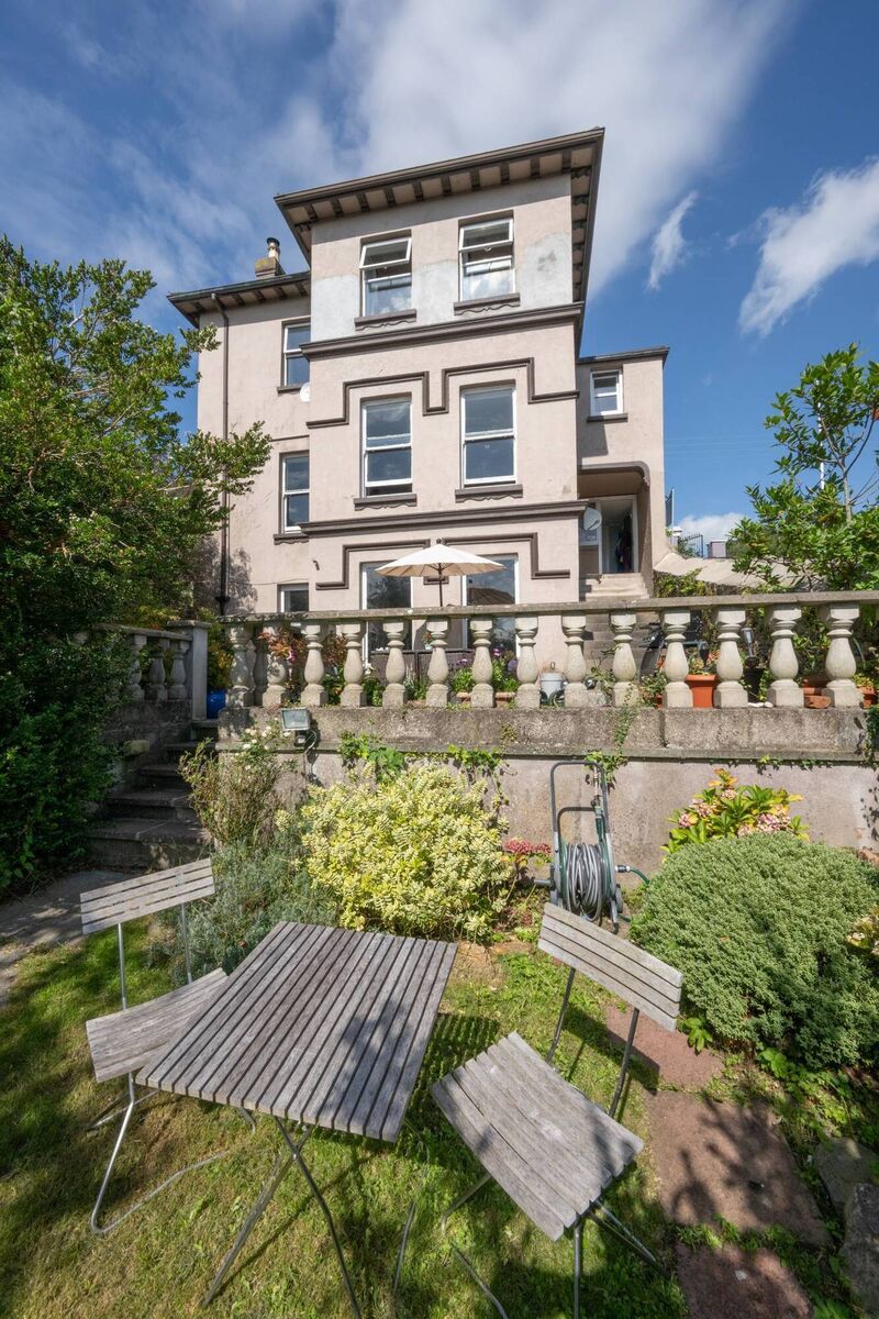 Take flight: Eagle Lodge is hidden behind walls on Cork city's Summerhill North, St Luke's Cross. Sherry Fitzgerald agent Megan Forde guides at €850,000.