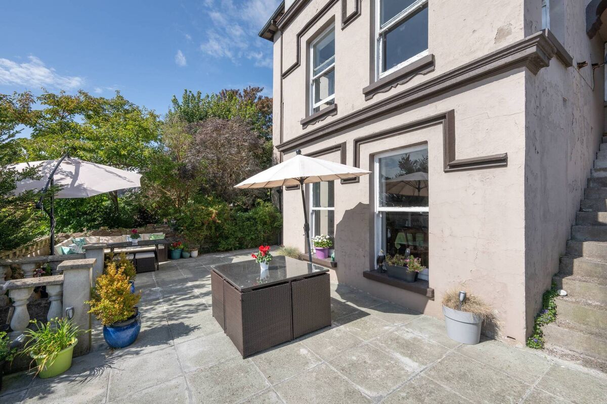 Sun terrace and patio was owners' favourite sit-out spot.