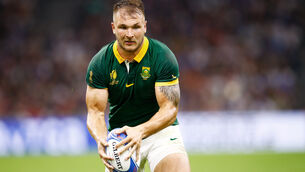 <p>CRUICIAL BONUS POINT: Andre Esterhuizen of South Africa. Mandatory Credit Pic: Sports/Steve Haag</p>