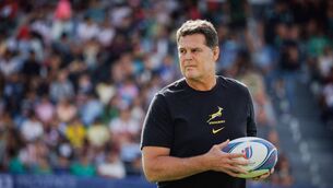 <p>COMFORTABLE: Rassie Erasmus</p>