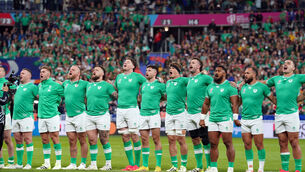 <p>ALL IN THEIR OWN HANDS: Ireland win on Saturday and they go through to the quarter-finals. </p>