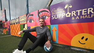 <p>IMPROVEMENT NECESSARY: Cadbury launched its Grounds for Change initiative at grassroots club Douglas Hall AFC in Cork with former Republic of Ireland international and current men’s assistant coach John O'Shea. Pic: David Fitzgerald/Sportsfile</p>