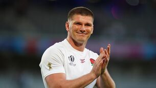 <p>MAIN MAN: England's Owen Farrell</p>
