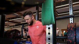 <p>'NIGGLE': Robbie Henshaw. </p>