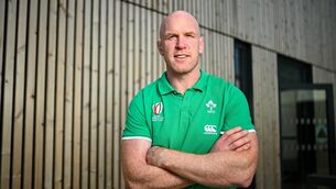 <p>KEY COG: Forwards coach Paul O'Connell after an Ireland rugby media conference at Complexe de la Chambrerie in Tours. Pic: Harry Murphy/Sportsfile</p>