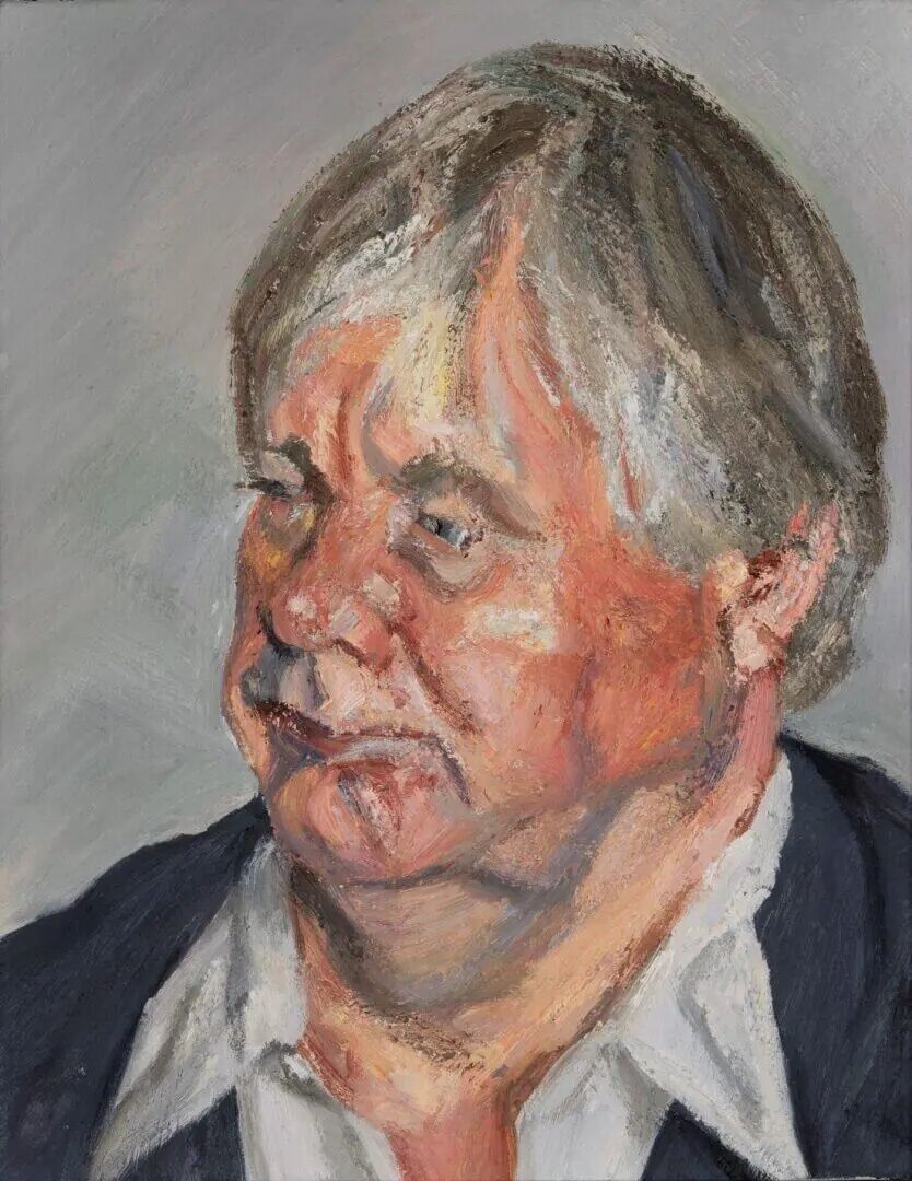 Profile Donegal Man by Lucian Freud at Frieze Masters in London. Profile Donegal Man by Lucian Freud at Frieze Masters in London.