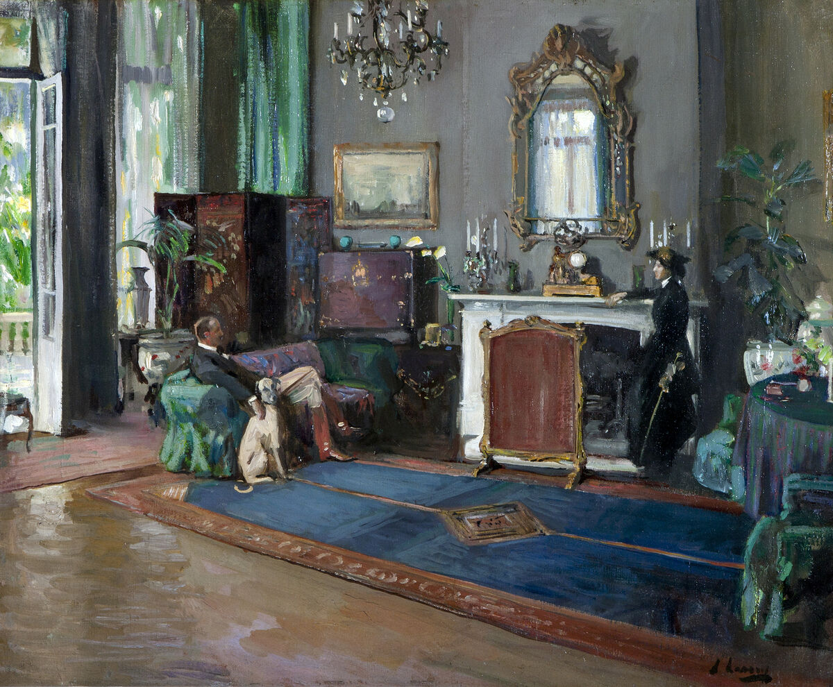 The Greyhound by John Lavery. The Greyhound by John Lavery.