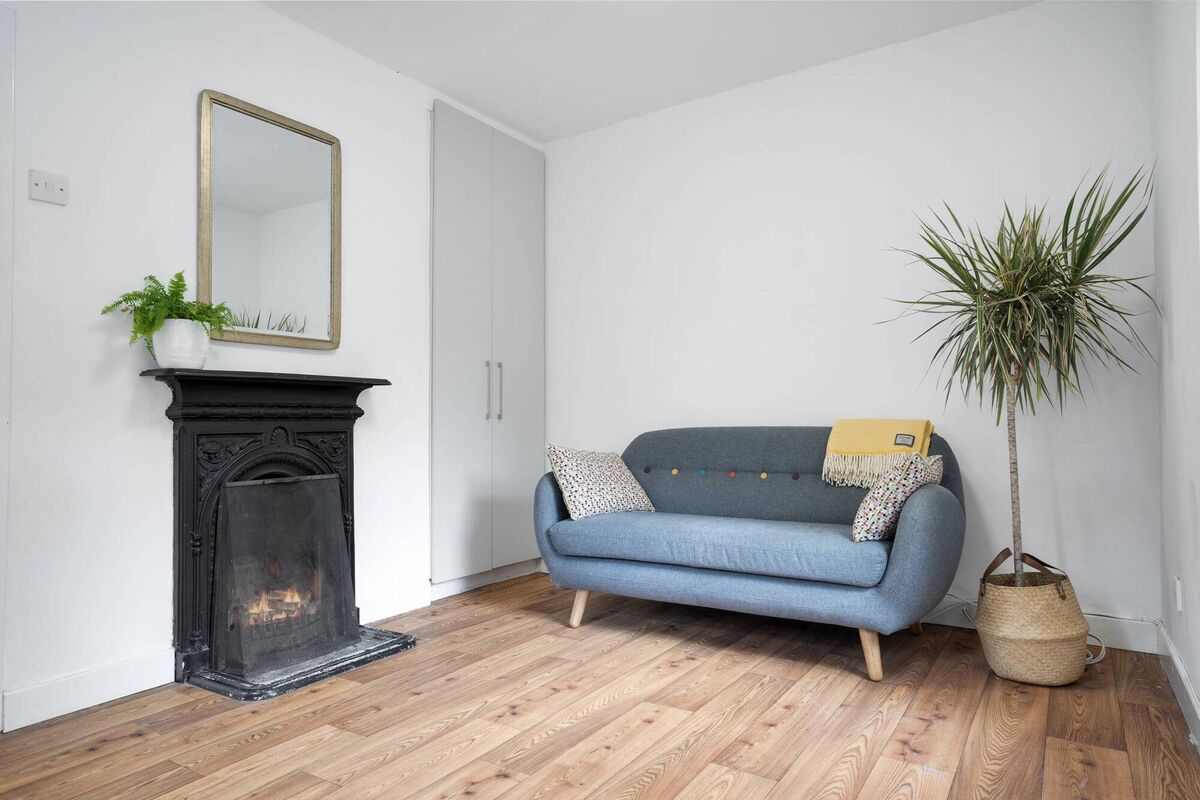 Original fireplace