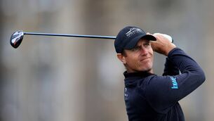<p>ST ANDREWS, SCOTLAND - OCTOBER 05: Nicolas Colsaerts of Belgium tees off on the second hole during Day One of the Alfred Dunhill Links Championship at the Old Course St. Andrews on October 05, 2023 in St Andrews, Scotland. (Photo by Stephen Pond/Getty Images)</p>