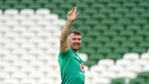 <p>TON UP: Ireland’s Peter O’Mahony is close to a milestone moment (Brian Lawless/PA)</p>