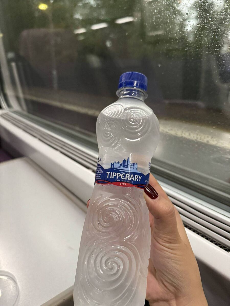 The water bottle with the sign Tipperary. Picture: Sara Wahedi via Twitter
