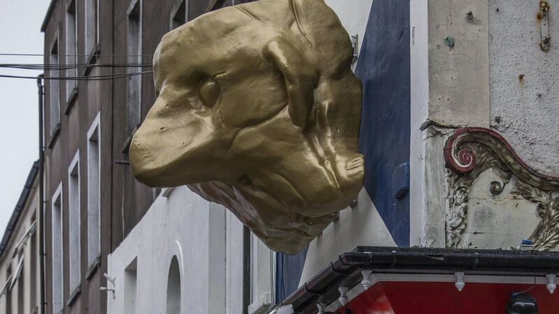 'Face Cup' appears on Exchange Building as part of Cork sculpture trail