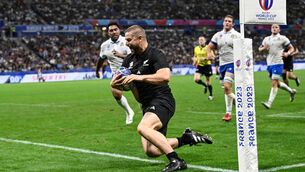 <p>TOO EASY: Dane Coles of New Zealand scores a try against Italy. Pic: INPHO/Photosport/Andrew Cornaga</p>
