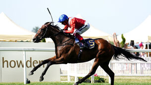<p>File photo dated 17-06-2022 of Inspiral ridden by Frankie Dettori.  Photo: David Davies/PA Wire.</p>