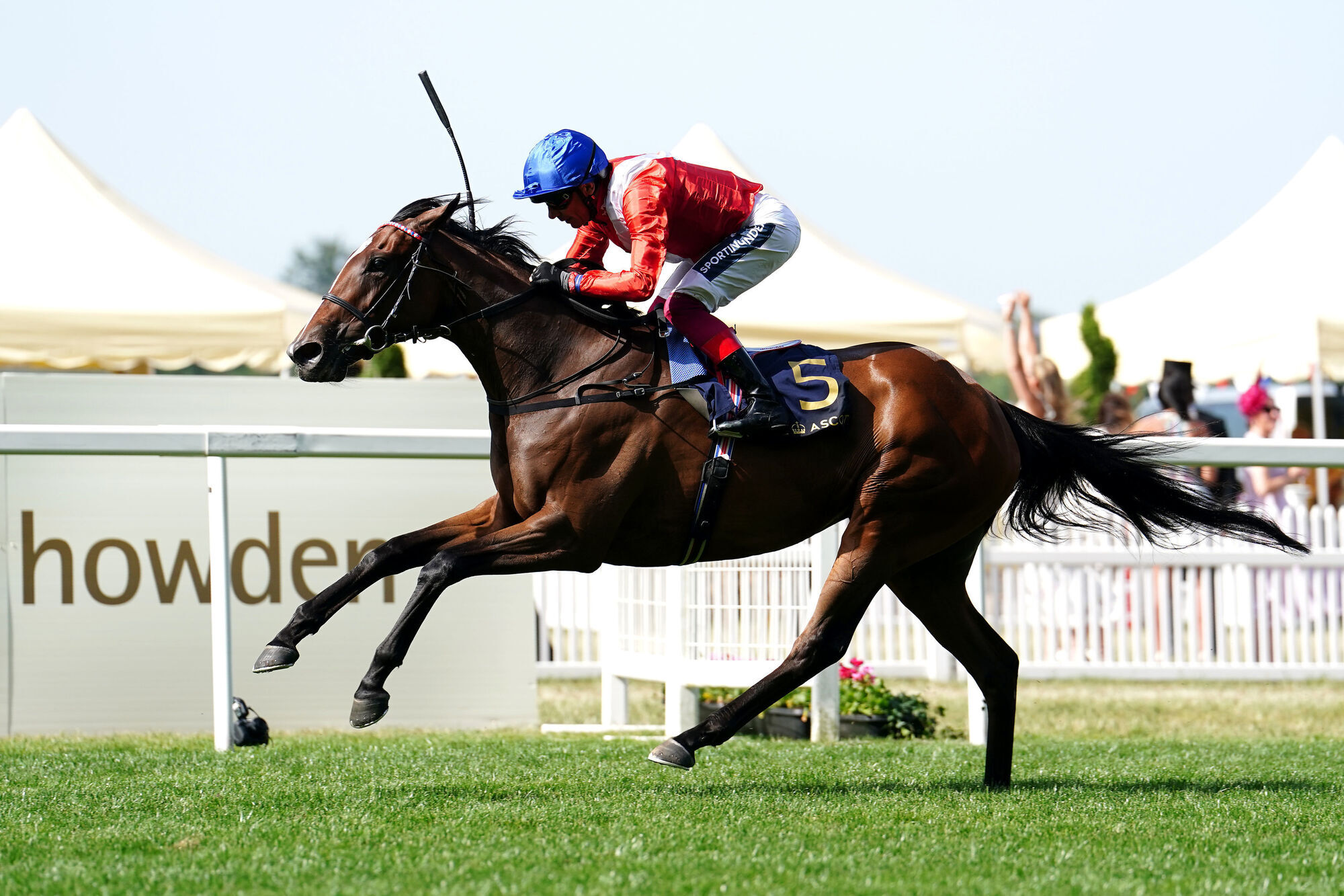 File photo dated 17-06-2022 of Inspiral ridden by Frankie Dettori.  Photo: David Davies/PA Wire.