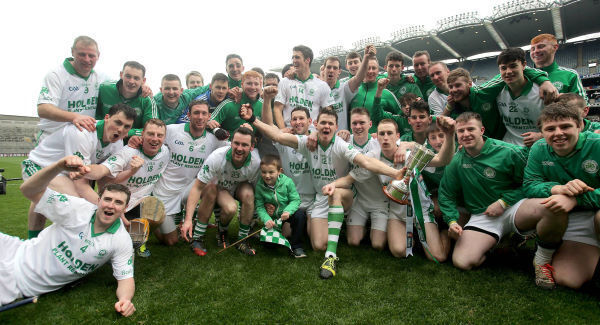 Ballyhale Shamrocks celebrate their All-Ireland club title win in 2015