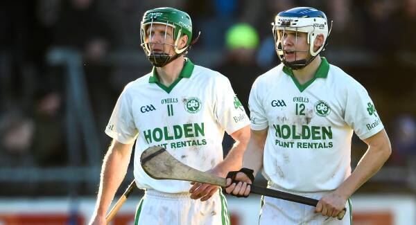 Reid with former club and county team-mate Henry Shefflin