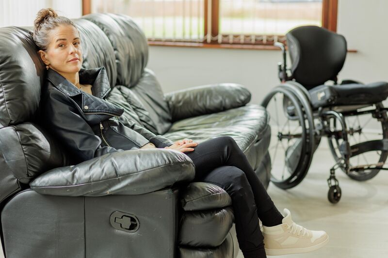 Having been partially paralysed in a road accident, Geraldine Lavelle has lived in the Cheshire home in Sligo for nearly a decade. 	Picture: James Connolly