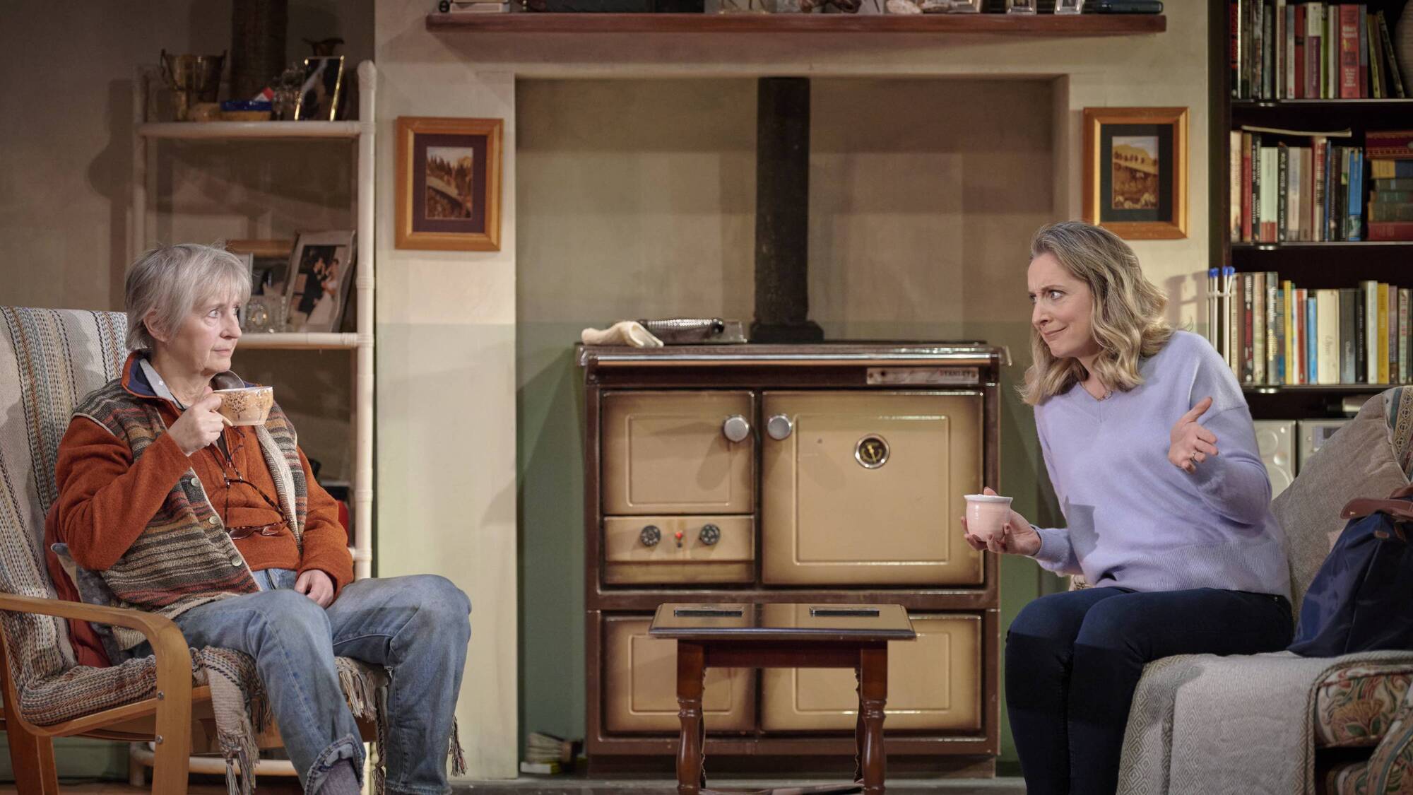 Jane Brennan and Gráinne Keenan in The Loved Ones at the Gate for Dublin Theatre Festival. Photo: Ros Kavanagh