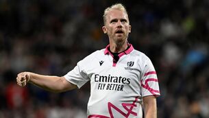 <p>BIG GIG: Wayne Barnes has been selected to referee Saturday's eagerly awaited quarter-final between Ireland and New Zealand. Pic: INPHO/Photosport/Andrew Cornaga</p>