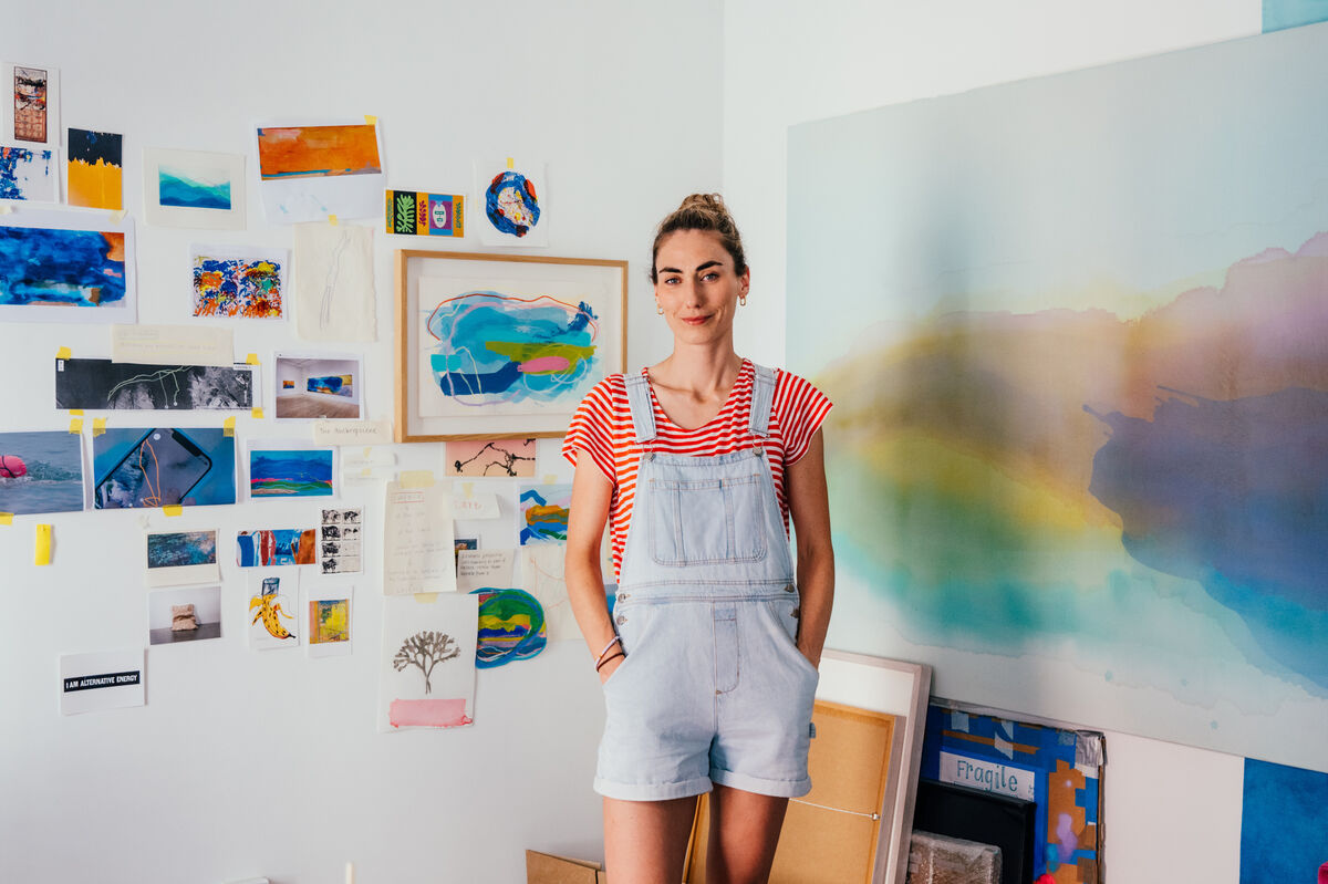 Artist Aoife Scott. Pic: Ruth Medjber