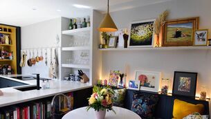 <p>Jennifer Sheahan used a floor plan to find the right-sized dining table for her space. Picture: Moya Nolan</p>