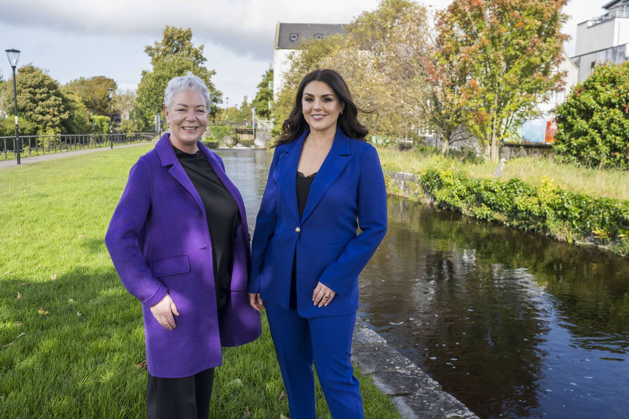  Dr Marie Finn with Sile Seoige, who is parent ambassador for Together for RSV. Picture: Andrew Downes