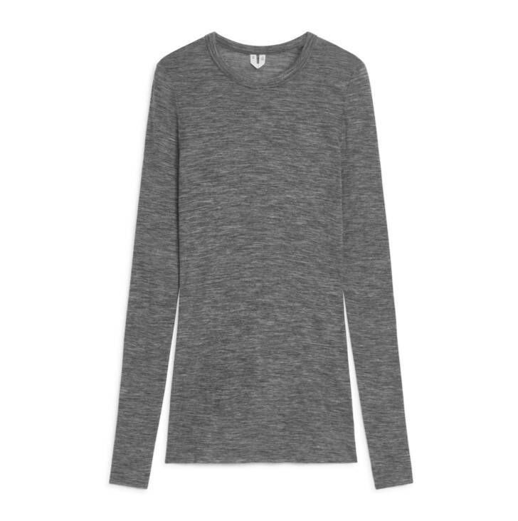 Long-sleeved Merino top, Arket, €49