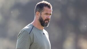 <p>READY TO GO: Head coach Andy Farrell during an Ireland training session at Stade Omnisports des Fauvettes in Domont. Pic: INPHO/Dan Sheridan</p>