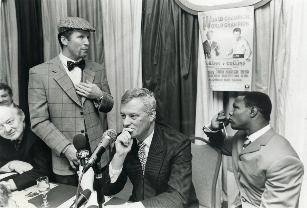  Steve Collins, Barry Hearn and Chris Eubank in the documentary, One Night In Millstreet. 