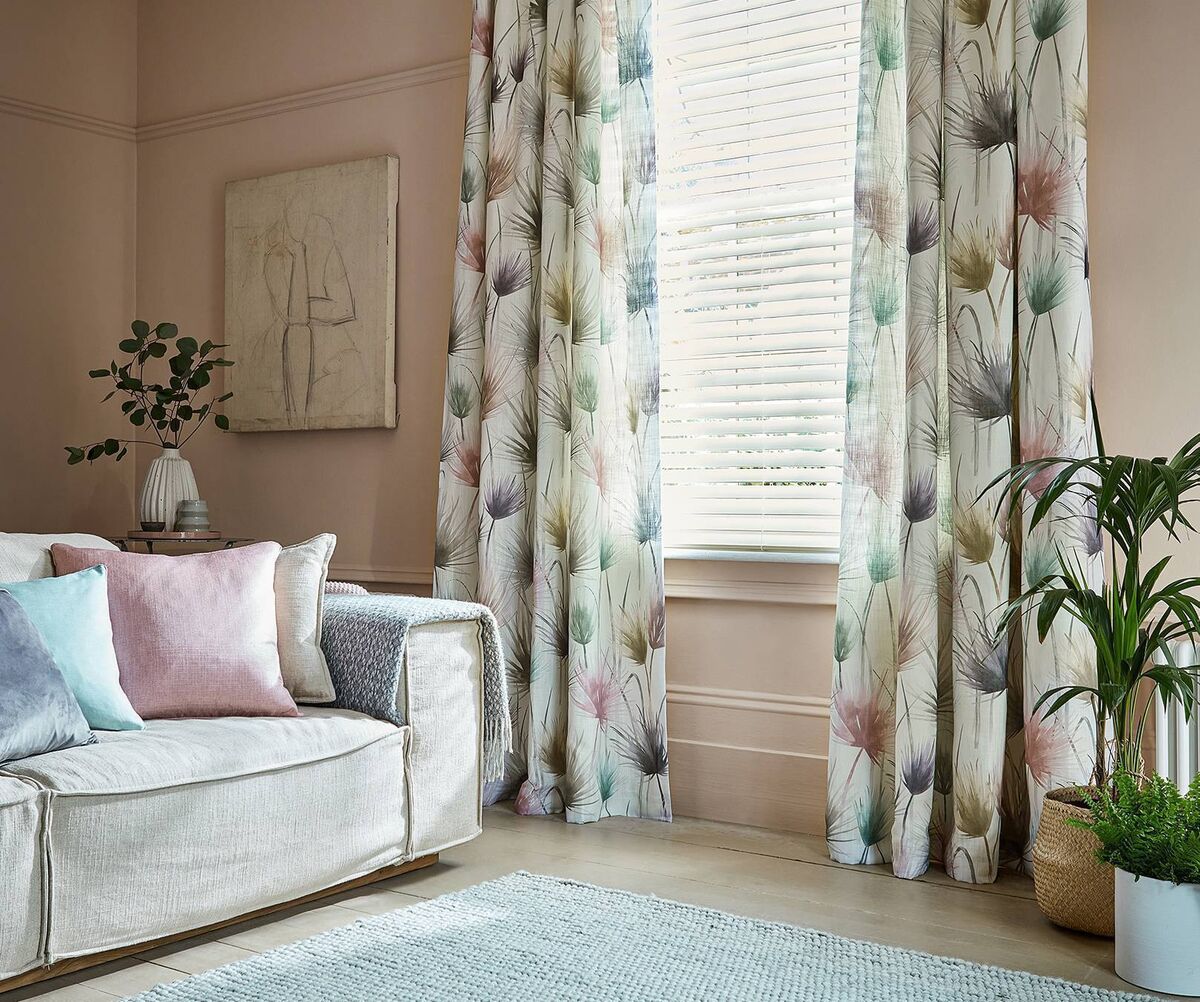 Available in pencil, eyelet or double-pleat curtain (priced by size) with light-filtering or blackout (free option) with choice of thermal inter-lining. Blinds in 50mm, Chalk White Grain Venetians from €17.53, blinds-2-go.ie. Available in pencil, eyelet or double-pleat curtain (priced by size) with light-filtering or blackout (free option) with choice of thermal inter-lining. Blinds in 50mm, Chalk White Grain Venetians from €17.53, blinds-2-go.ie.