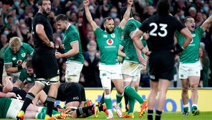 <p>TURN THE TIDE: Ireland have won three of four meetings with New Zealand during the reign of Andy Farrell (Niall Carson/PA)</p>