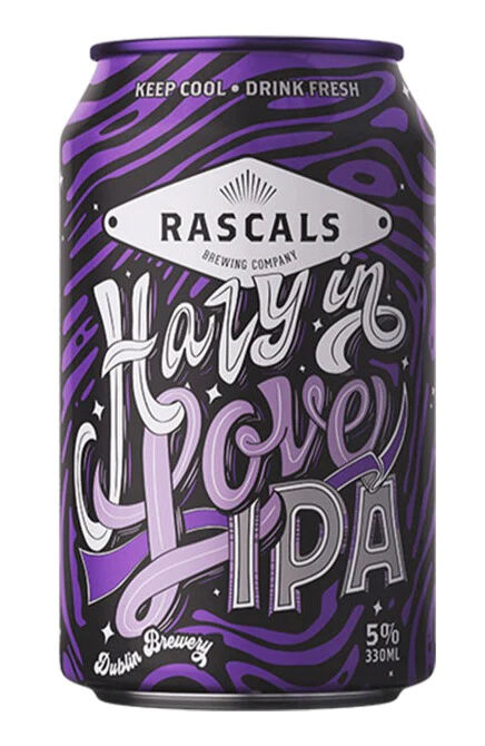 Rascals Hazy in Love IPA, 5% ABV, 330ml - €3.30