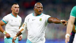 <p>NOISY WELCOME: South Africa will be at the sharp end of an 80,000 capacity crowd on Sunday.</p>