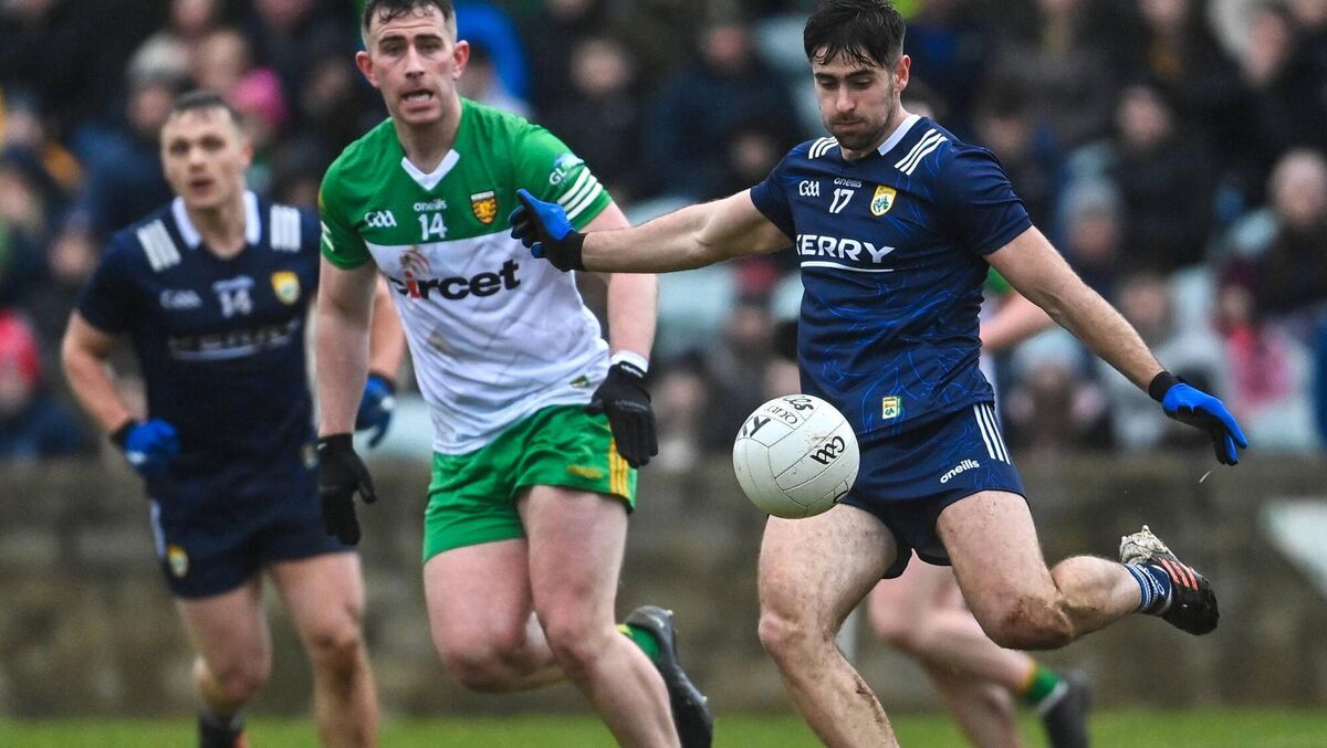 Donal O'Sullivan of Kerry during the Allianz Football League Division 1 match between Donegal and Kerry at MacCumhaill Park.