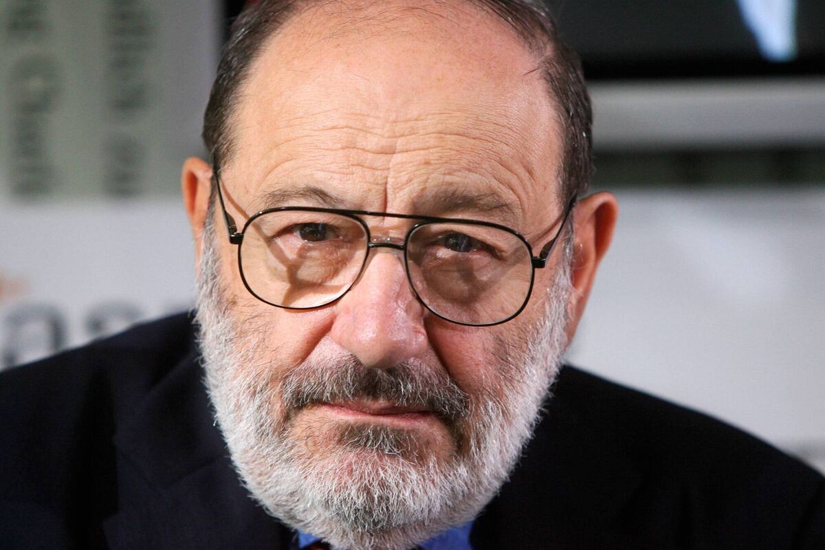 Italian writer and academic Umberto Eco.