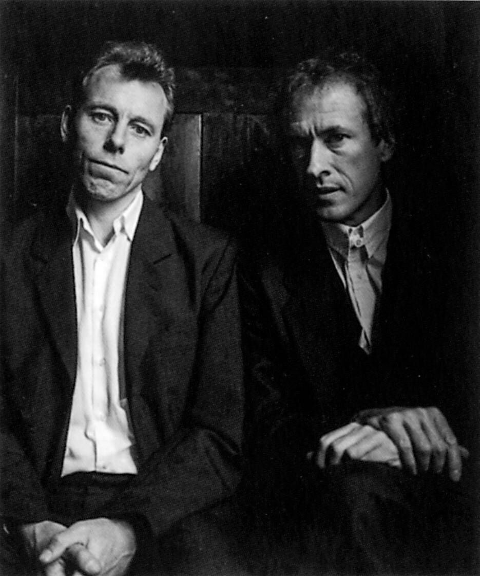 Timothy O'Grady and photographer Steve Pyke.