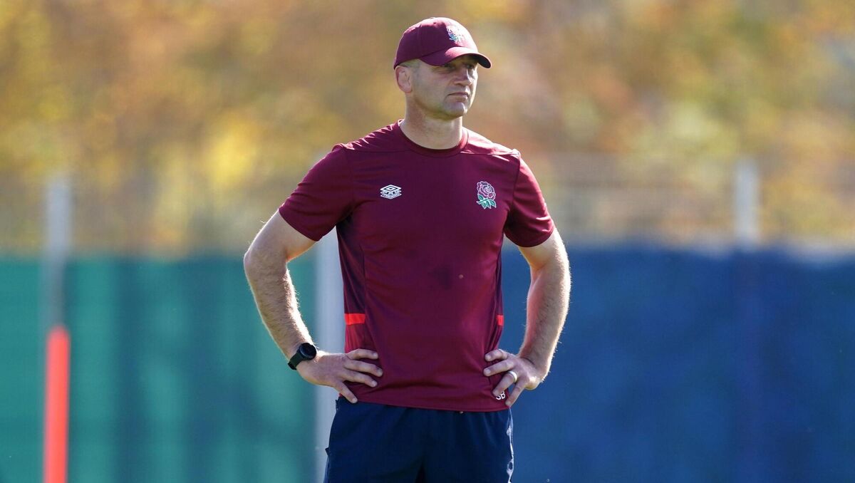 England head coach Steve Borthwick during a training session in Aix-en-Provence. England head coach Steve Borthwick during a training session in Aix-en-Provence.