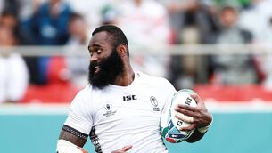 <p>WING-THREAT: Semi Radradra of Fiji. Pic: Cameron Spencer/Getty Images</p>