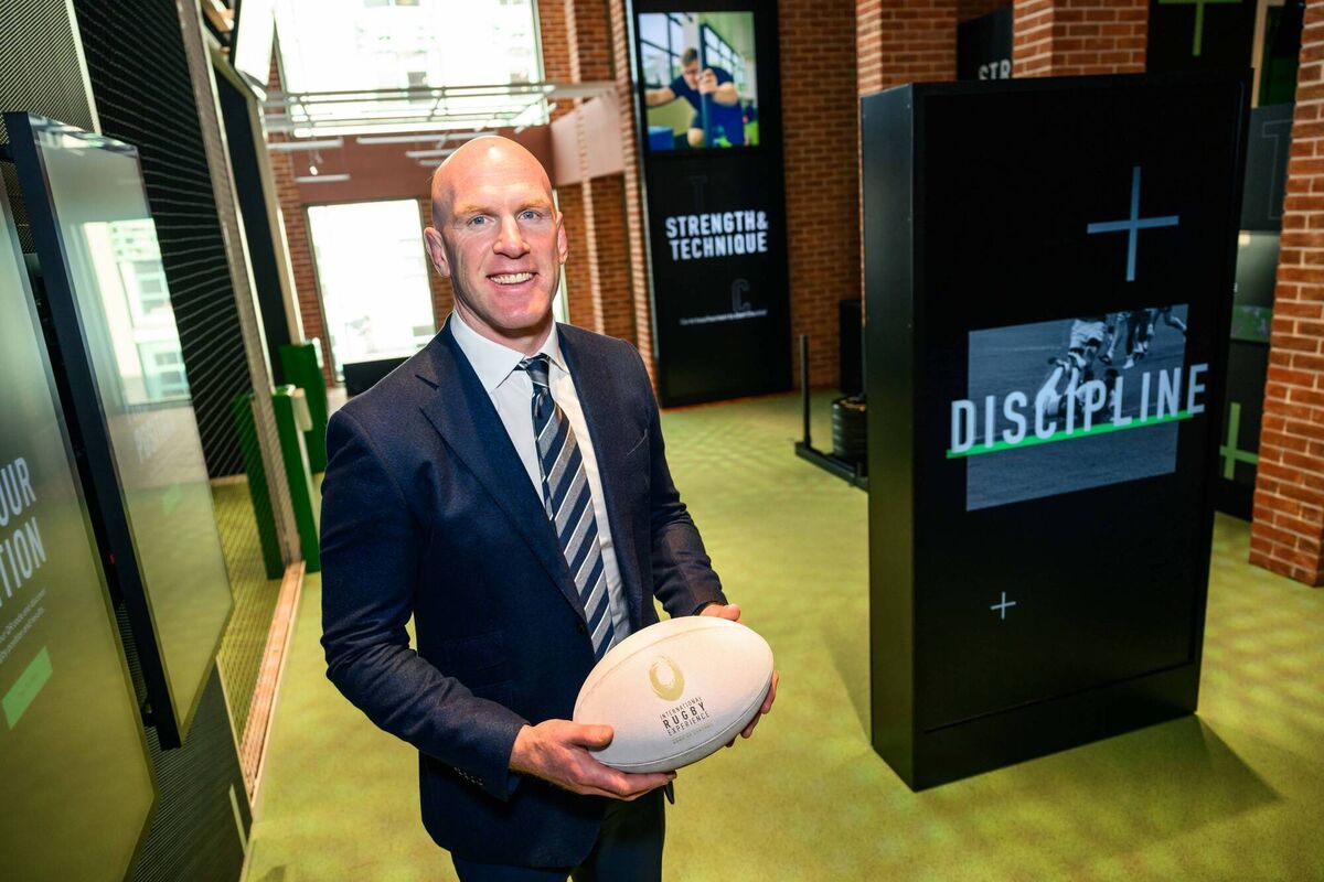 Paul O’Connell at the launch of the six-storey International Rugby Experience. Picture: Diarmuid Greene