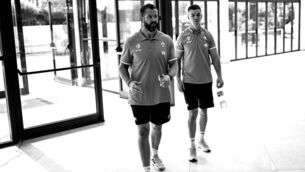 <p>LEADERS OF THE PACK: Head coach Andy Farrell and Jonathan Sexton. Pic: Harry Murphy/Sportsfile</p>