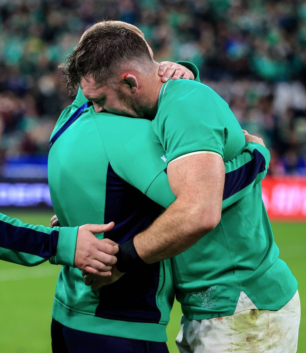 RESPECT: Ireland's Peter O'Mahony and his Munster colleague Keith Earls, who confirmed his retirement after the defeat to New Zealand. RESPECT: Ireland's Peter O'Mahony and his Munster colleague Keith Earls, who confirmed his retirement after the defeat to New Zealand.