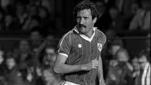 <p>26 September 1984; Gerry Ryan, Republic of Ireland. Dalymount Park, Dublin. Soccer. Picture credit/Ray McManus/SPORTSFILE.</p>