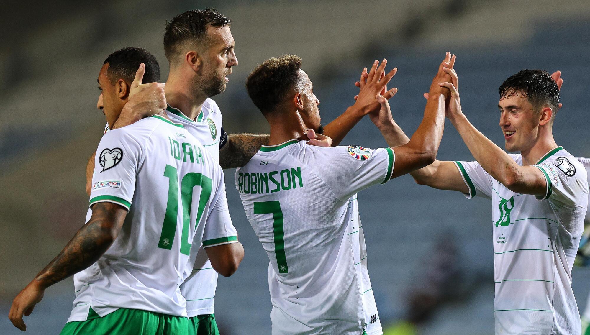 Ireland end losing run with comfortable victory against Gibraltar